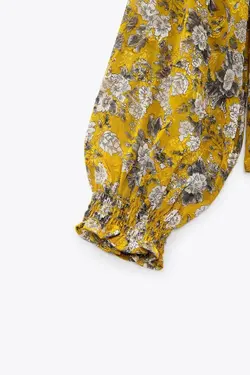 خرید بلوز گلدار زنانه زارا کد 225687 | بانی استایل