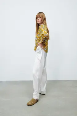 خرید بلوز گلدار زنانه زارا کد 225687 | بانی استایل