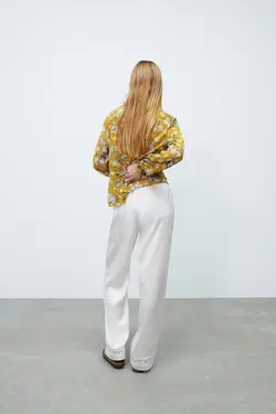 خرید بلوز گلدار زنانه زارا کد 225687 | بانی استایل