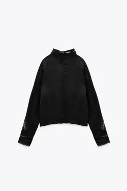 خرید بلوز کرپ مجلسی زنانه زارا کد 226231 | بانی استایل