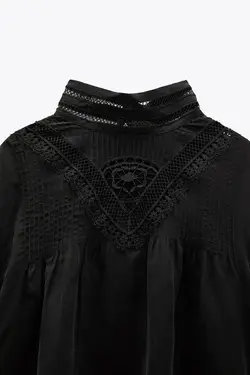 خرید بلوز کرپ مجلسی زنانه زارا کد 226231 | بانی استایل