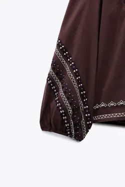 خرید بلوز طرح دار زنانه زارا کد 226233 | بانی استایل