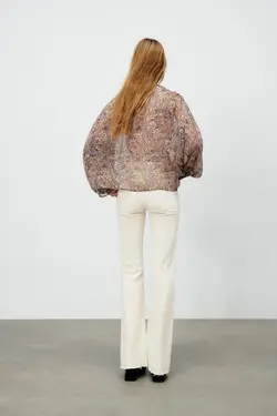 خرید بلوز طرح دار زنانه زارا کد 226225 | بانی استایل