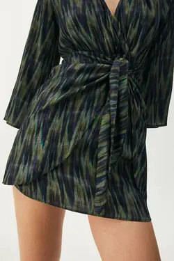 خرید پیراهن طرح دار زنانه پول اند بیر کد 217552 | بانی استایل