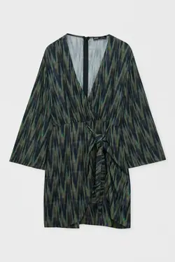 خرید پیراهن طرح دار زنانه پول اند بیر کد 217552 | بانی استایل