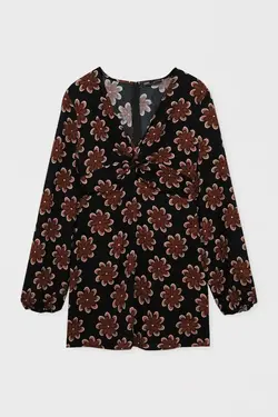 خرید پیراهن گلدار زنانه پول اند بیر کد 217560 | بانی استایل