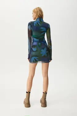 خرید پیراهن طرح دار زنانه پول اند بیر کد 217553 | بانی استایل