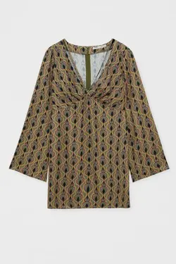 خرید پیراهن طرح دار زنانه پول اند بیر کد 217549 | بانی استایل