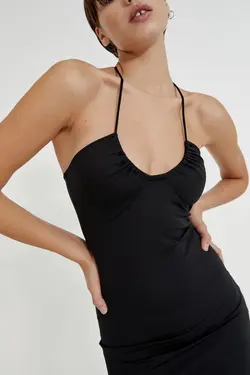 خرید پیراهن بندی زنانه پول اند بیر کد 217539 | بانی استایل