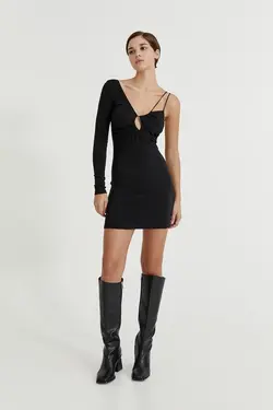 خرید پیراهن کوتاه زنانه پول اند بیر کد 217537 | بانی استایل