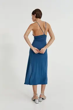 خرید پیراهن میدی زنانه پول اند بیر کد 217536 | بانی استایل