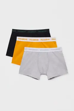 خرید شورت مردانه بسته 3 عددی پول اند بیر کد 215597 | بانی استایل