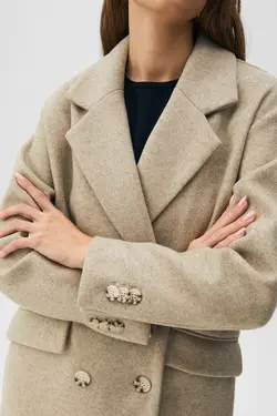 خرید پالتو زنانه پول اند بیر کد 216263 | بانی استایل