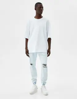 خرید شلوار جین زاپ دار مردانه برشکا کد 212779 | بانی استایل