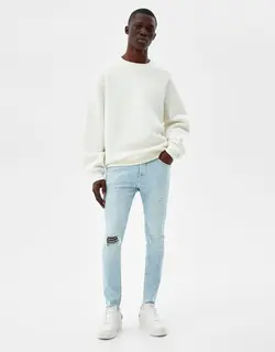 خرید شلوار جین جذب مردانه برشکا کد 213546 | لباس بانی استایل