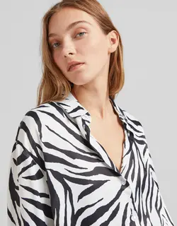 خرید شومیز ساتن زنانه برشکا کد 209680 | بانی استایل