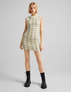 خرید پیراهن بافت زنانه برشکا کد 209675 | بانی استایل