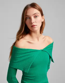 خرید پیراهن یقه باز زنانه برشکا کد 209671 | بانی استایل