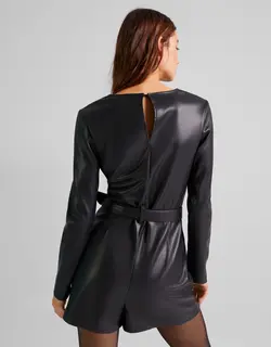 خرید پیراهن چرم زنانه برشکا کد 209674 | بانی استایل