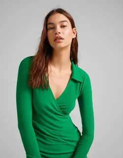 خرید پیراهن کوتاه زنانه برشکا کد 209666 | بانی استایل