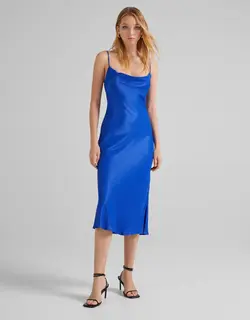 خرید پیراهن ساتن زنانه برشکا کد 209146 | بانی استایل