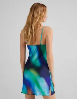 خرید پیراهن ساتن زنانه برشکا کد 209145 | بانی استایل