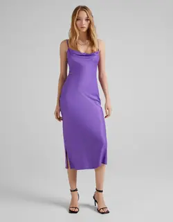 خرید پیراهن ساتن زنانه برشکا کد 209140 | بانی استایل