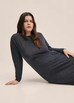 خرید پیراهن بافت زنانه منگو کد 207683 | بانی استایل