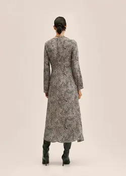 خرید پیراهن طرح دار زنانه منگو کد 206711 | بانی استایل