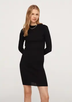 خرید پیراهن بافت زنانه منگو کد 206691 | بانی استایل