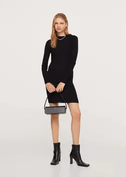 خرید پیراهن بافت زنانه منگو کد 206691 | بانی استایل