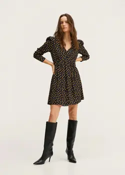 خرید پیراهن کوتاه زنانه منگو کد 206858 | بانی استایل