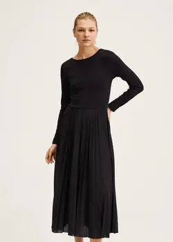 خرید پیراهن پلیسه ای زنانه منگو کد 206848 | بانی استایل