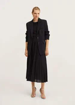 خرید پیراهن پلیسه ای زنانه منگو کد 206848 | بانی استایل