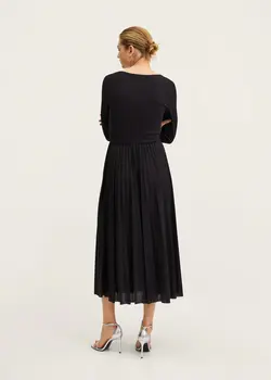 خرید پیراهن پلیسه ای زنانه منگو کد 206848 | بانی استایل