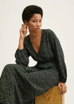 خرید پیراهن گلدار زنانه منگو کد 206731 | بانی استایل