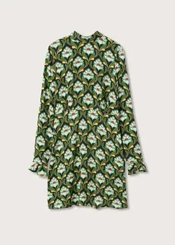 خرید پیراهن طرح دار زنانه منگو کد 206721 | بانی استایل