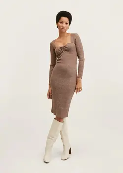 خرید پیراهن میدی زنانه منگو کد 206718 | بانی استایل