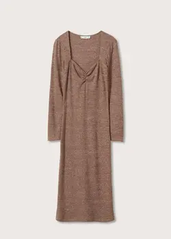 خرید پیراهن میدی زنانه منگو کد 206718 | بانی استایل