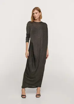 خرید پیراهن بلند لورکس زنانه منگو کد 206715 | بانی استایل