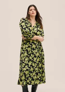 خرید پیراهن گلدار زنانه منگو کد 207677 | بانی استایل