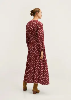 خرید پیراهن گلدار زنانه منگو کد 206875 | بانی استایل