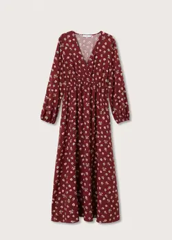 خرید پیراهن گلدار زنانه منگو کد 206875 | بانی استایل