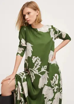 خرید پیراهن بلند گلدار زنانه منگو کد 206883 | بانی استایل