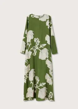 خرید پیراهن بلند گلدار زنانه منگو کد 206883 | بانی استایل