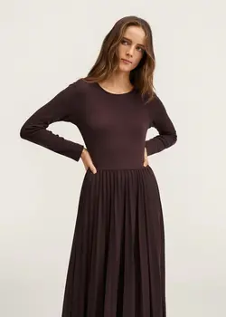 خرید پیراهن پلیسه ای زنانه منگو کد 207672 | بانی استایل