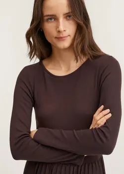 خرید پیراهن پلیسه ای زنانه منگو کد 207672 | بانی استایل