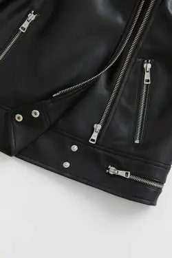 خرید کاپشن چرم دخترانه زارا کد 183343 | بانی استایل