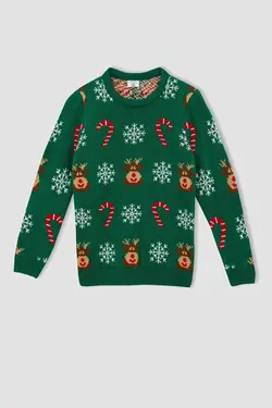 خرید پلیور کریسمس پسرانه دفکتو کد 180667 | بانی استایل