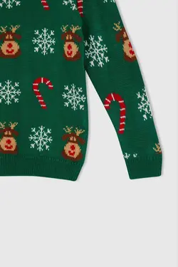 خرید پلیور کریسمس پسرانه دفکتو کد 180667 | بانی استایل